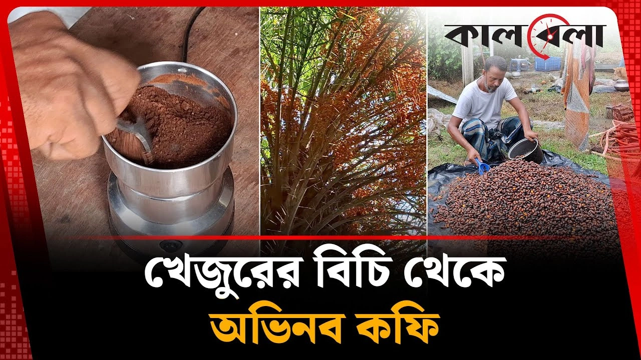 খেজুরের বিচি থেকে অভিনব কফি